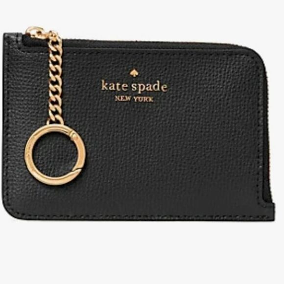Kate Spade Darcy Medium L Zip Leather Card Holder - Picture 3 of 10